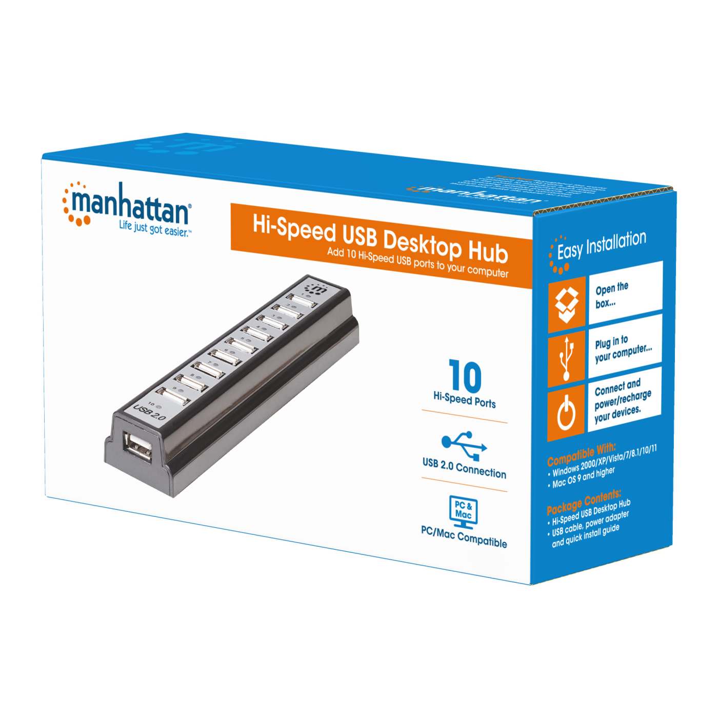 Hi-Speed USB Desktop Hub Packaging Image 2