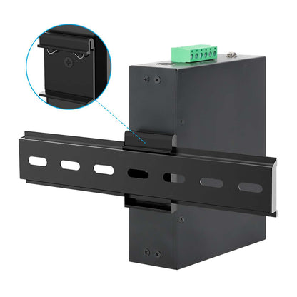 Industrial 6-Port PoE+ Switch with 5 Gigabit Ethernet Ports and 1 SFP Uplink Image 8