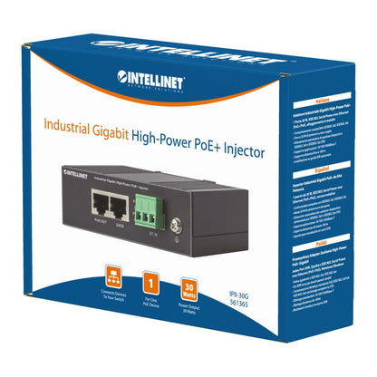 Industrial Gigabit High-Power PoE+ Injector 30W Packaging Image 2