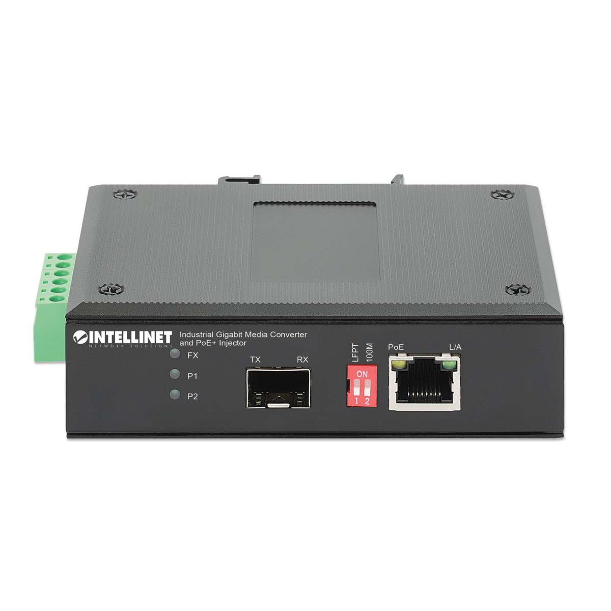 Industrial Gigabit Media Converter and PoE+ Injector 30W Image 5