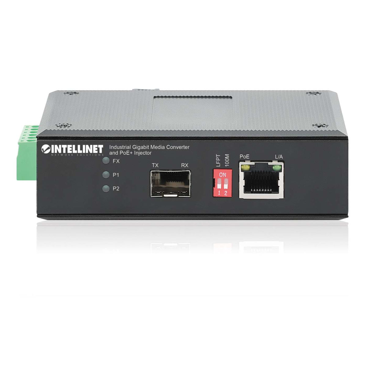 Industrial Gigabit Media Converter and PoE+ Injector 30W Image 7
