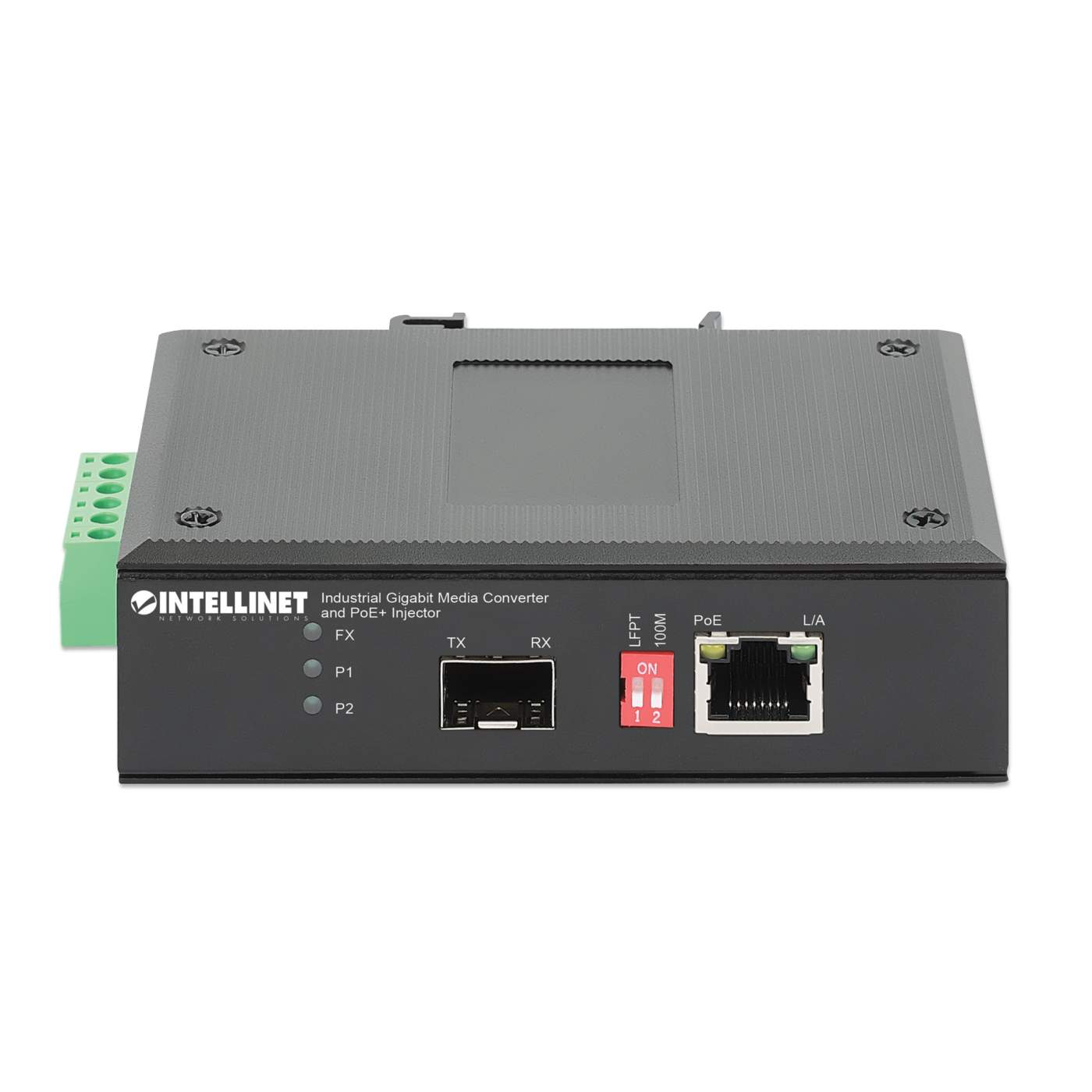 Industrial Gigabit Media Converter and PoE+ Injector Image 4