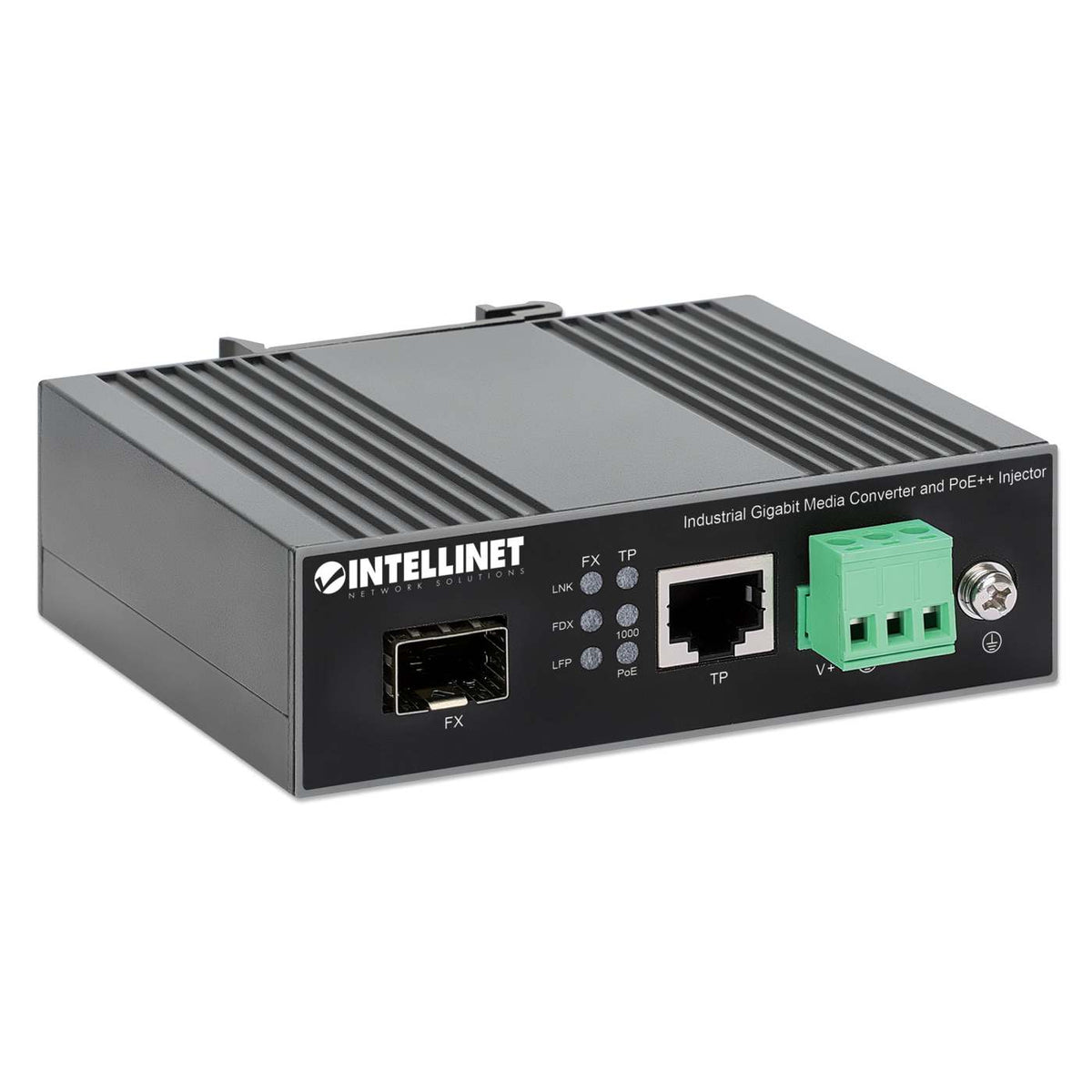 Industrial Gigabit Media Converter and PoE++ Injector 90W Image 4