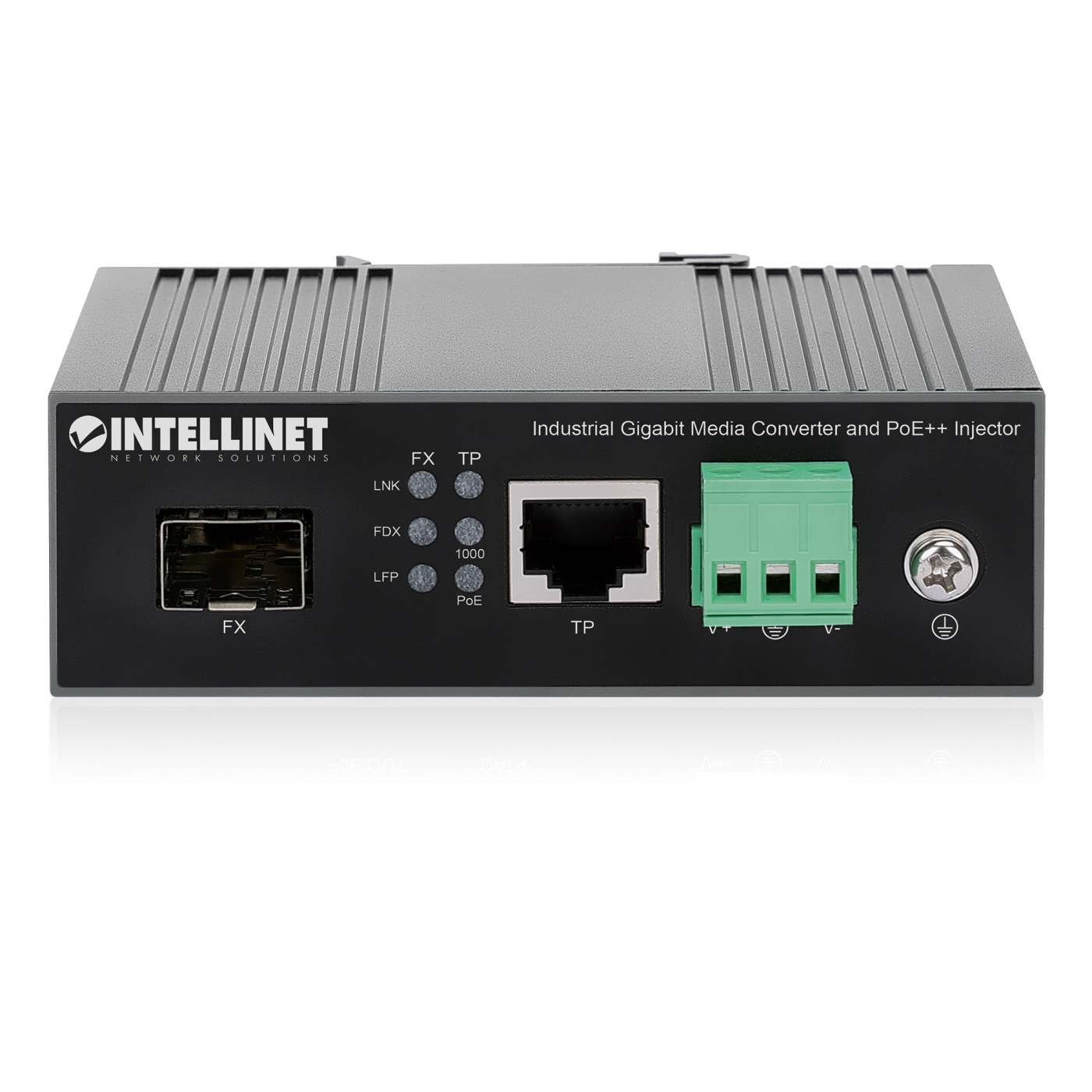 Industrial Gigabit Media Converter and PoE++ Injector 90W Image 7