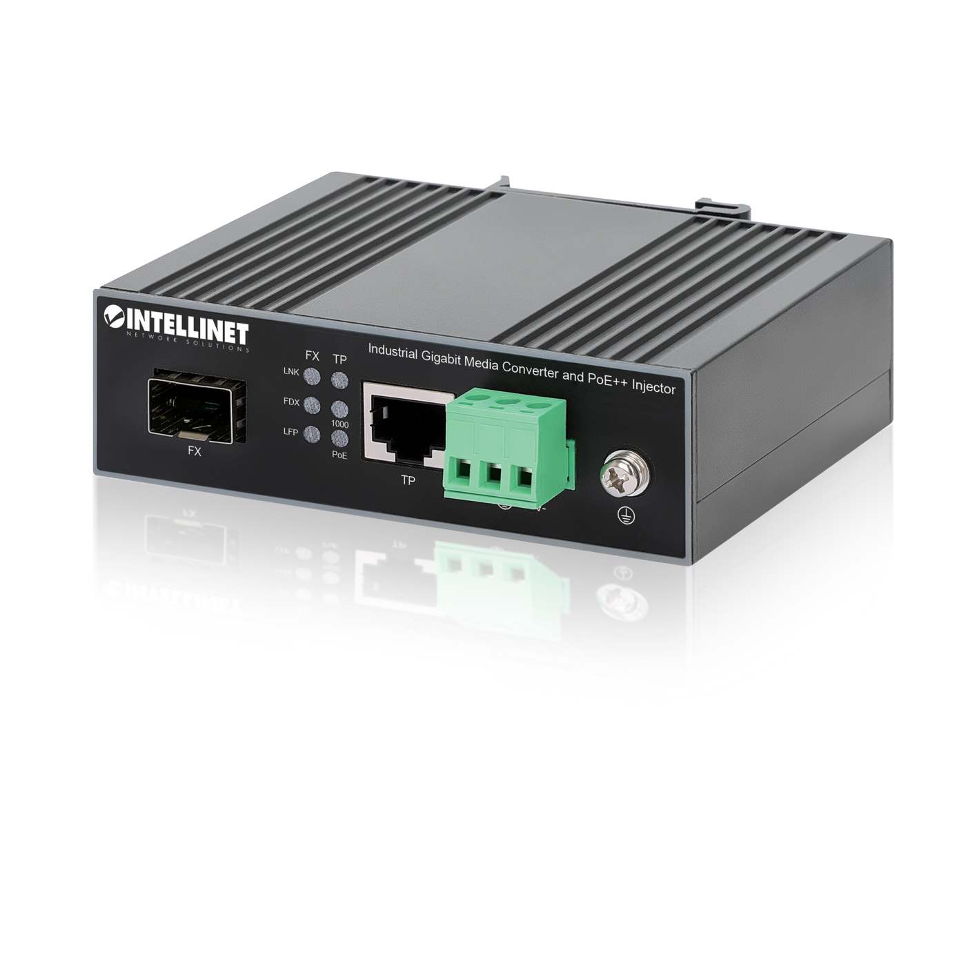 Industrial Gigabit Media Converter and PoE++ Injector 90W Image 9