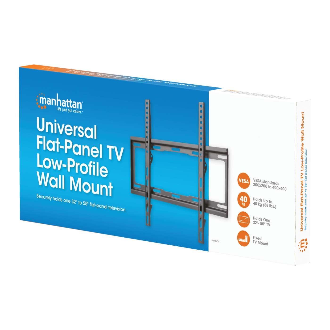 Low-Profile Fixed TV Wall Mount, for 32" to 55" Displays Packaging Image 2