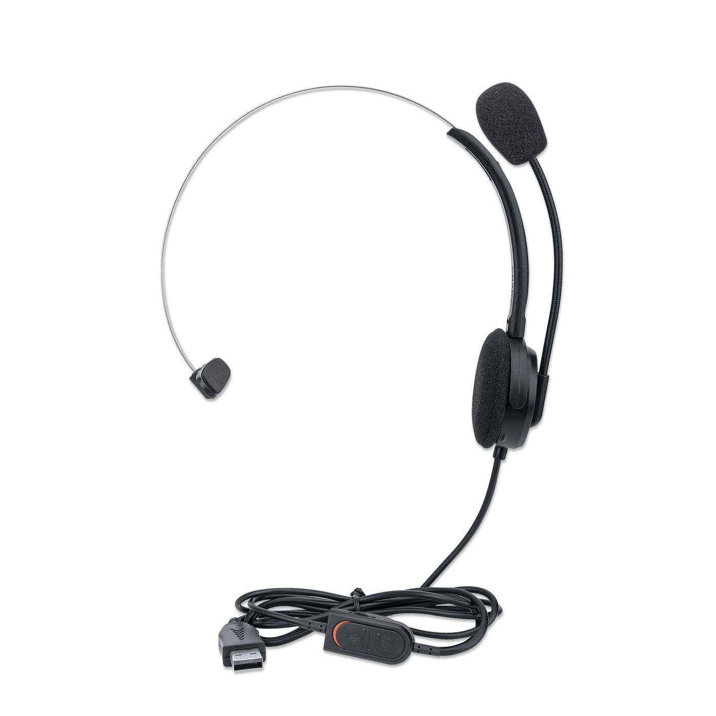 Mono USB Headset, On-Ear, Retail Box Packaging Image 7