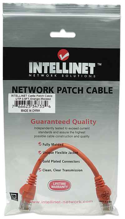 Network Cable, Cat5e, UTP Packaging Image 2