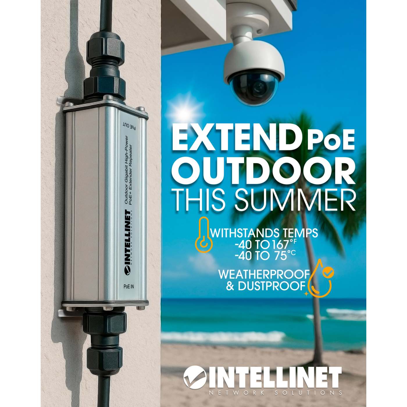 Outdoor Gigabit High-Power PoE+ Extender Repeater Image 8