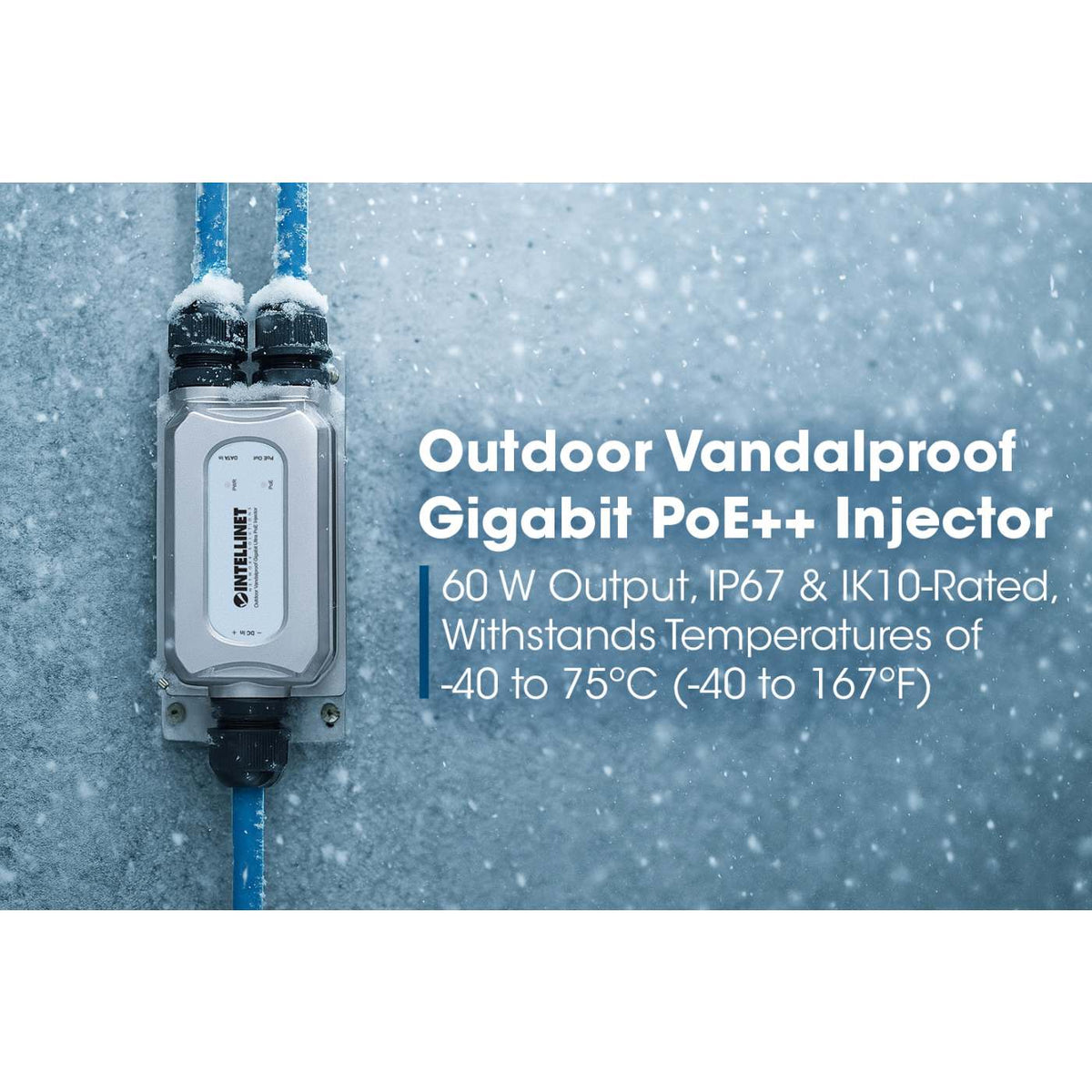 Outdoor Vandalproof Gigabit PoE++ Injector 60W Image 15