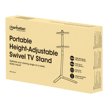 Portable Height-Adjustable Swivel TV Stand Packaging Image 2