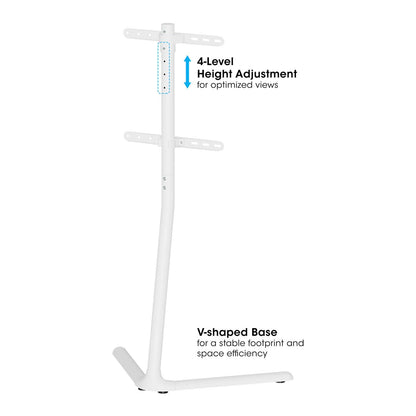 Portable Height-Adjustable Swivel TV Stand Image 8