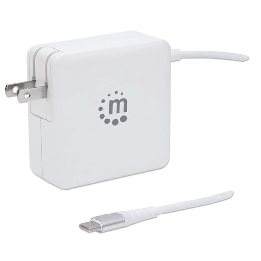 Power Delivery Wall Charger with Built-in USB-C Cable - 60 W Image 1