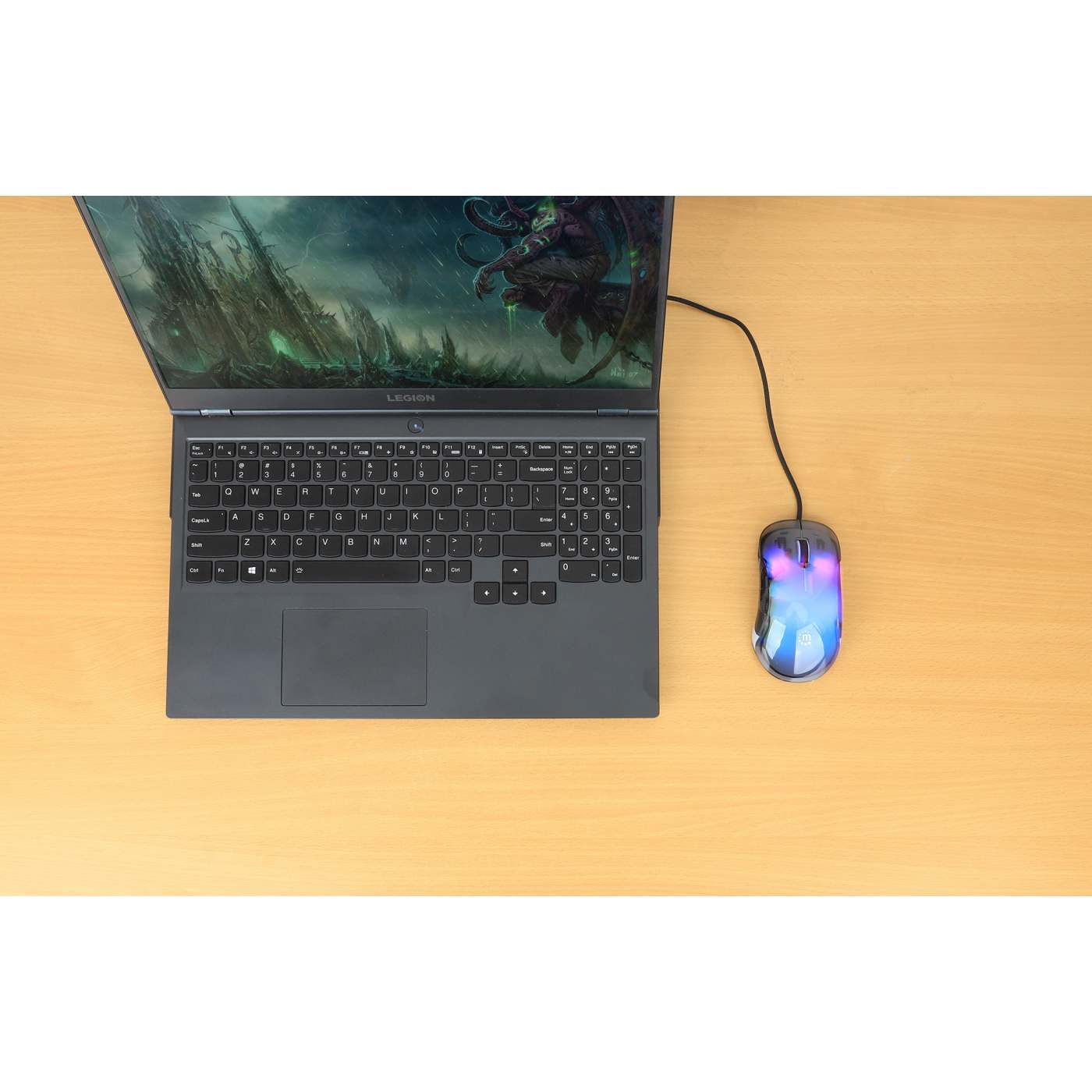 RGB LED Wired Optical USB Mouse Image 7