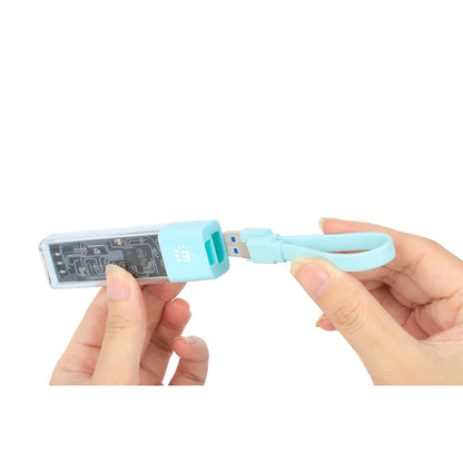 Transparent 4-Port USB 3.0 Type-C / Type-A Combo Hub Image 7