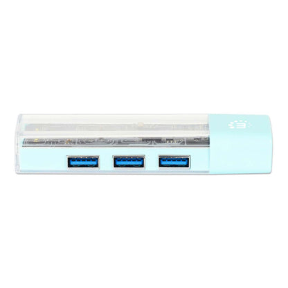 Transparent 4-Port USB 3.0 Type-C / Type-A Combo Hub Image 8