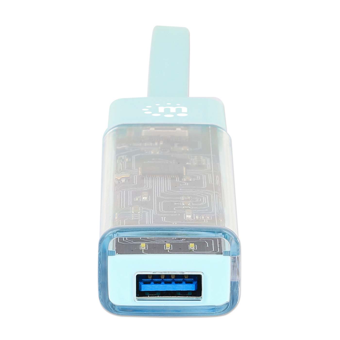 Transparent 4-Port USB 3.0 Type-C / Type-A Combo Hub Image 10