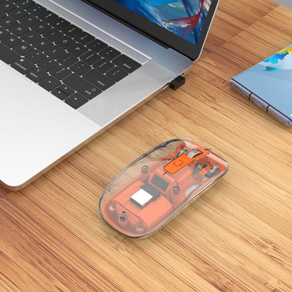 Transparent Rechargeable Wireless USB Mouse Image 13