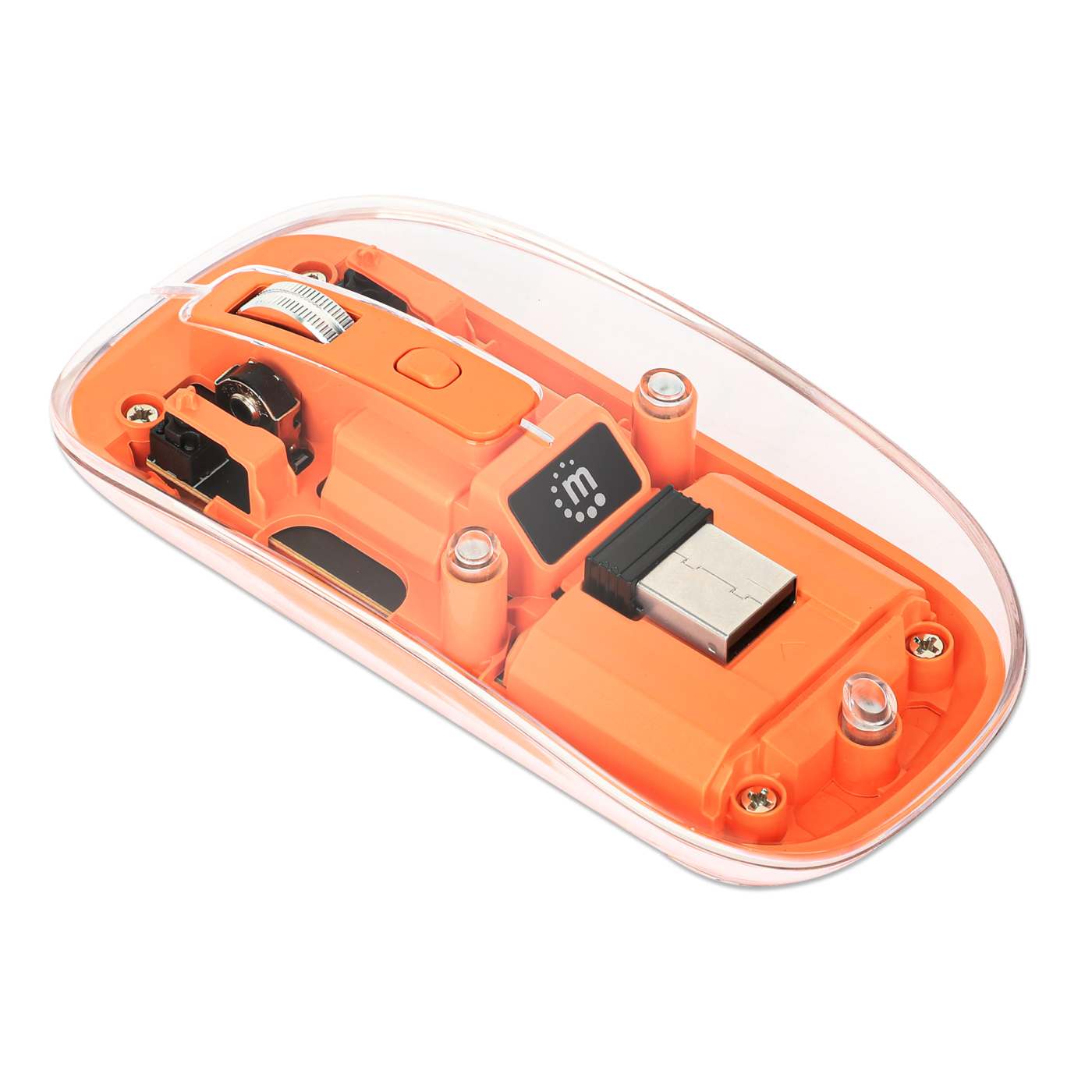 Transparent Rechargeable Wireless USB Mouse Image 6