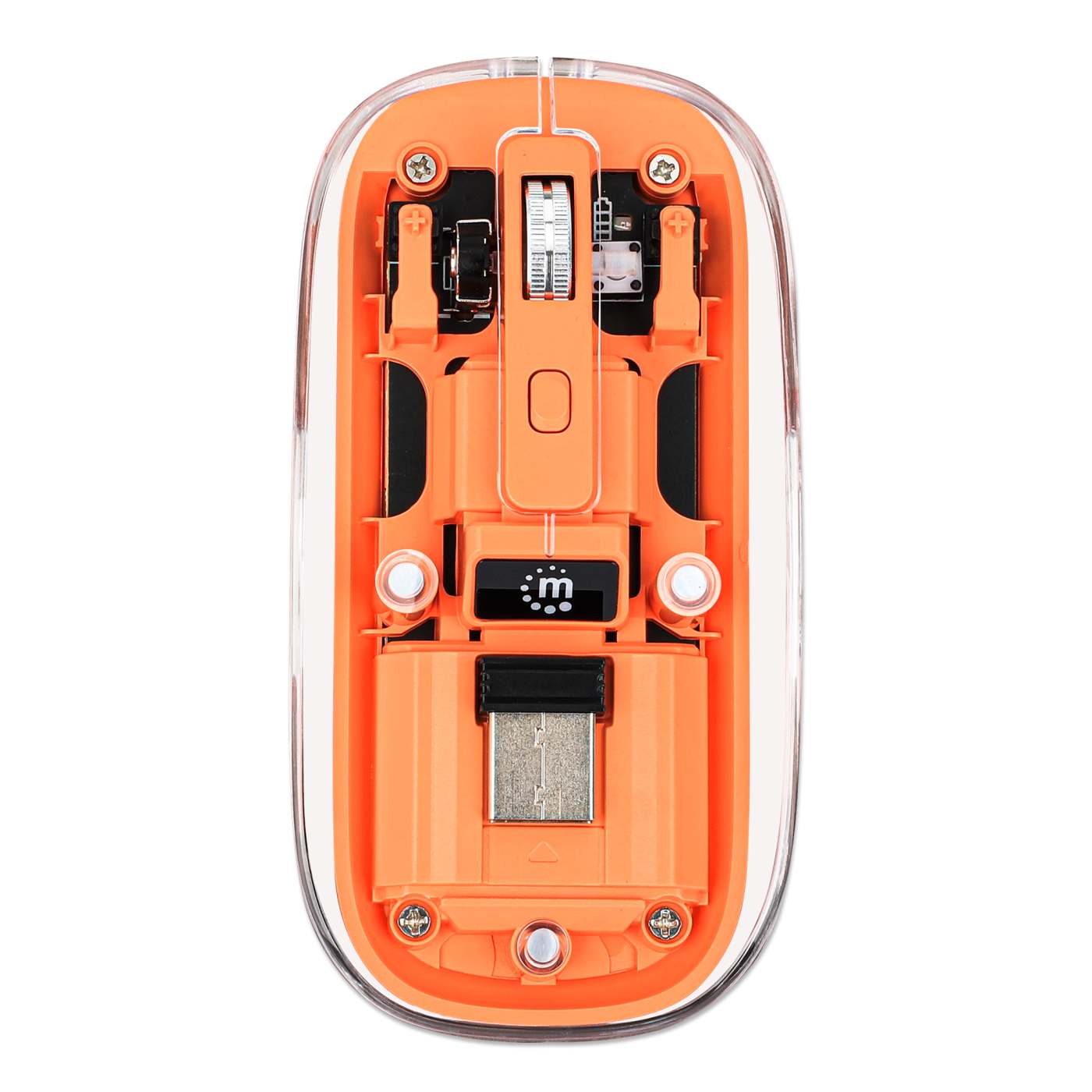 Transparent Rechargeable Wireless USB Mouse Image 9