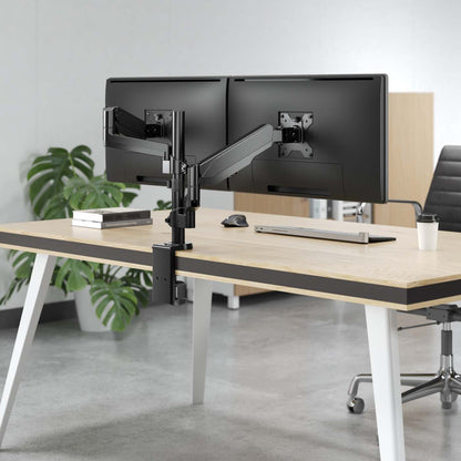 Universal Gas Spring Monitor Mount with Height-Adjustable Arms, for 17" to 32" Displays Image 8