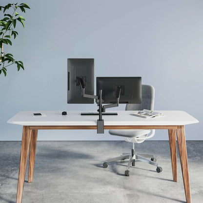 Universal Gas Spring Monitor Mount with Height-Adjustable Arms, for 17" to 32" Displays Image 9