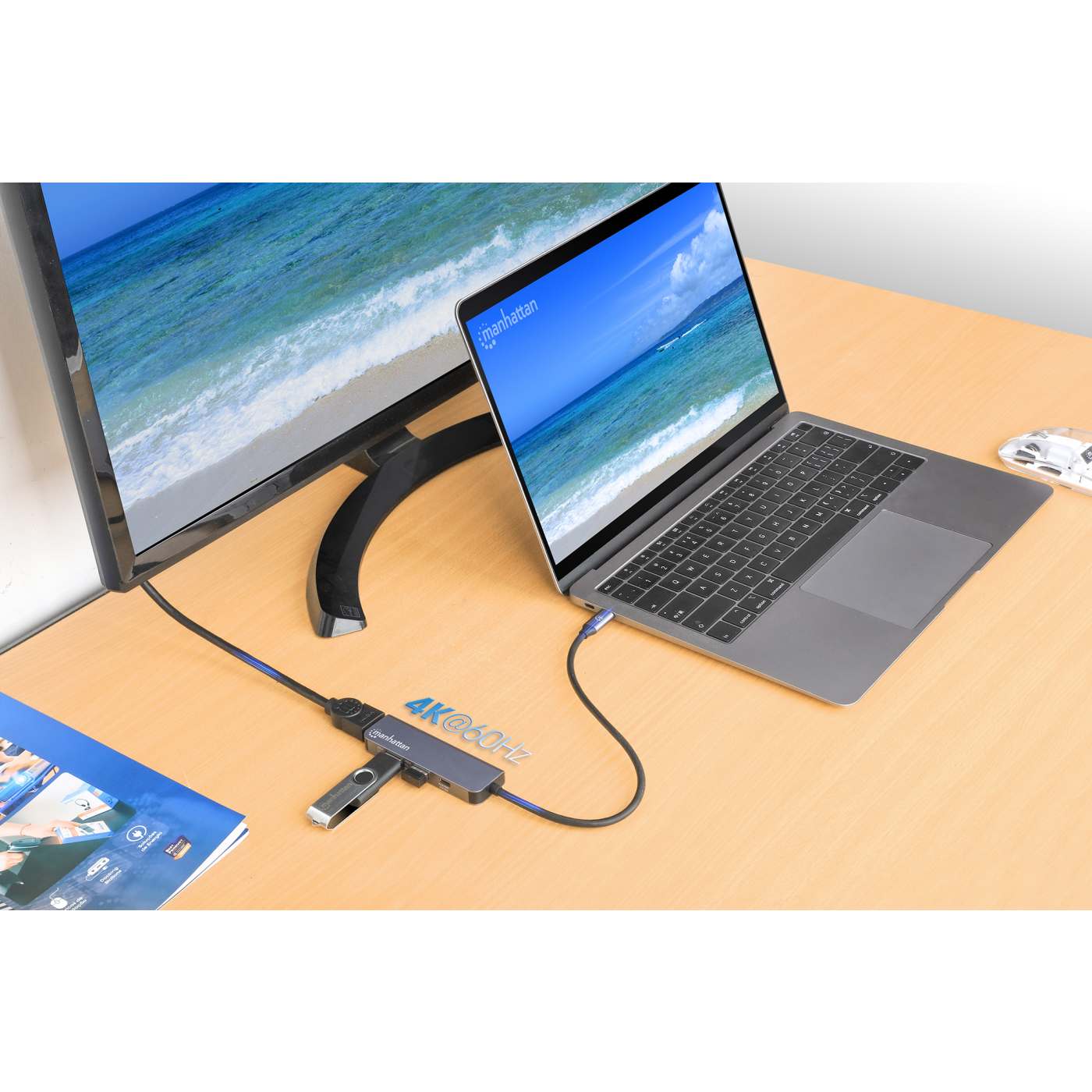 USB-C PD 4-in-1 HDMI 4K Docking Station / Multiport Hub Image 6