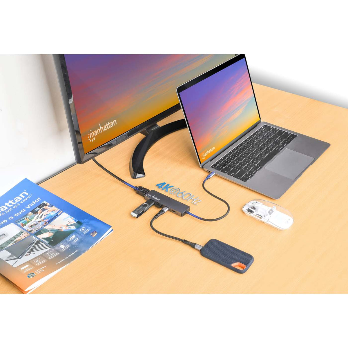 USB-C PD 5-in-1 HDMI 4K Docking Station / Multiport Hub Image 6