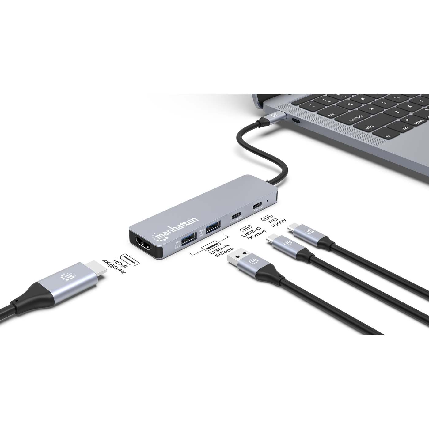 USB-C PD 5-in-1 HDMI 4K Docking Station / Multiport Hub Image 8