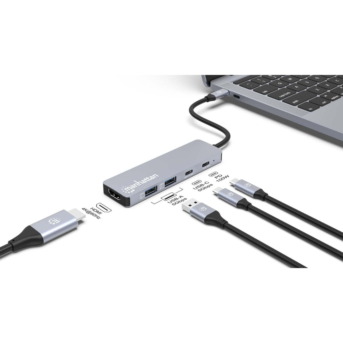 USB-C PD 5-in-1 HDMI 4K Docking Station / Multiport Hub Image 8