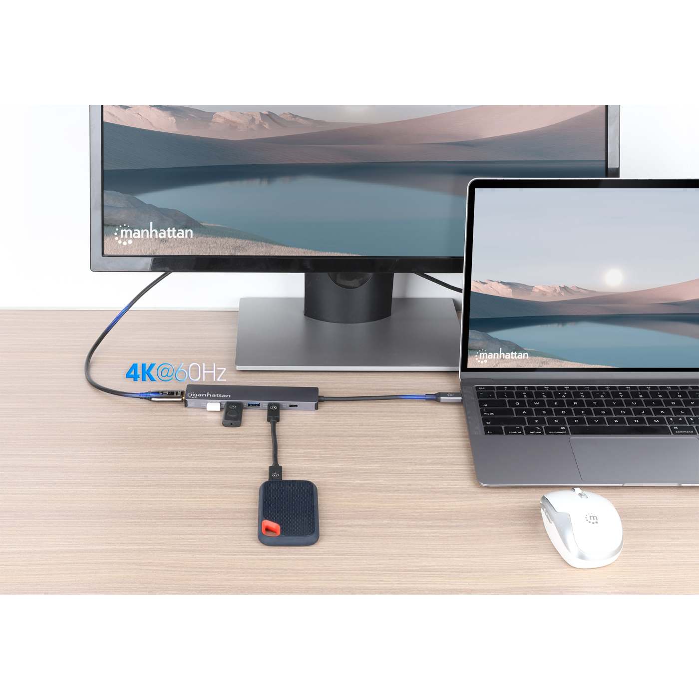 USB-C PD 6-in-1 HDMI 4K Docking Station / Multiport Hub Image 5