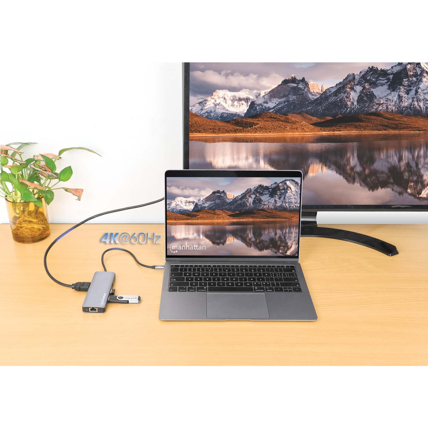 USB-C PD 9-in-1 HDMI 4K Docking Station / Multiport Hub Image 6