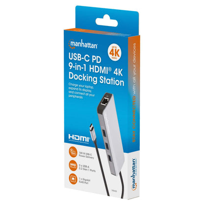 USB-C PD 9-in-1 HDMI 4K Docking Station / Multiport Hub Packaging Image 2