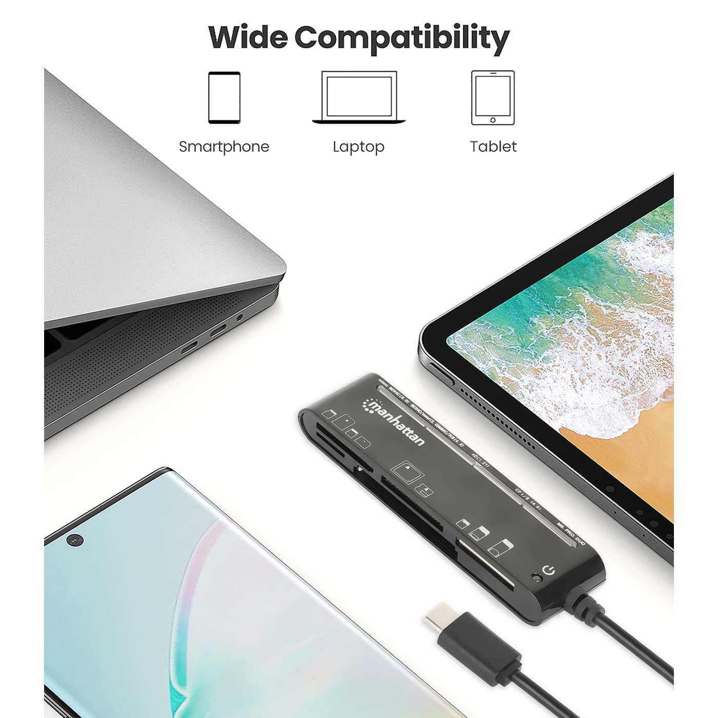 USB-C to Multi-Card Reader/Writer Image 3